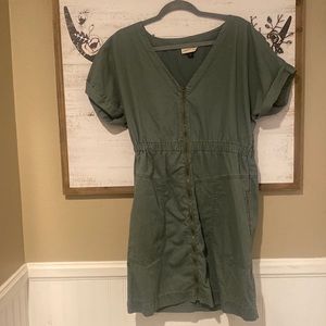 Army green dress